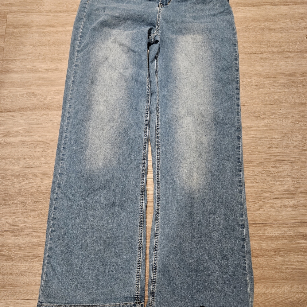 Stylish Light Blue Women's Flare Jeans